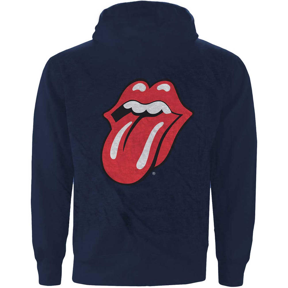 The Rolling Stones - Classic Tongue Zip hoodie - Blue